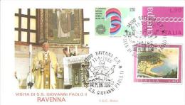 76249)VISITA DEL PAPA G.PAOLOII A   RAVENNA - Sonstige & Ohne Zuordnung