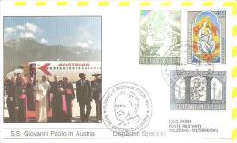 76259)VISITA DEL PAPA G.PAOLOII   IN AUSTRIA    DISPACCIO SPECIALE - Other & Unclassified