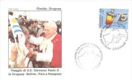 76265)VISITA DEL PAPA G.PAOLOII   IN  URUGUAY BOLIVIA PERU E PARAGUAY-  FLORIDA-URAGUAY - Autres & Non Classés