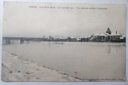 CPA Warcq Innondation Crue De La Meuse 23 Au 25 Janvier 1910 Vue Generale Village Sous La Neige Dupuis Floquet Montcy - Sauze Vaussais