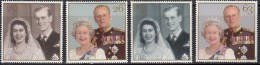 Great Britain 1997 MNH, Royal Wedding, Queen Elizebeth II & Prince Philip, - Unused Stamps