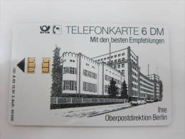 A42 12.91 2.Aufl. Oberpostdirektion Berlin,mint( Print Run 40000) - A + AD-Series : Werbekarten Der Dt. Telekom AG