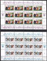 UN Wien - Mi-Nr 75/76 Klbg Postfrisch / MNH ** (n446) - Hojas Y Bloques