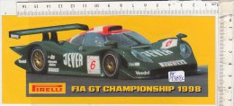 PO1382C# ADESIVO AUTOMOBILISMO F1 - FIA GT CHAMPIONSHIP 1998 - PORSCHE - Car Racing - F1