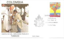 76279)viaggio Papa G.paolo II Colombia A Tumaco - Autres & Non Classés