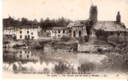 Vienne-le-Château (Ville-sur-Tourbe-Sainte-Menehould-Marne)-+/-1920-L'Eglise (Ruines)-Les Bords De La Bresme - Ville-sur-Tourbe