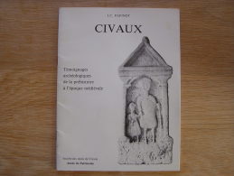 CIVAUX Témoignages Archéologiques De La Préhistoire à L´époque Médiévale Papinot J.C Régionalisme Région Poitiers - Poitou-Charentes