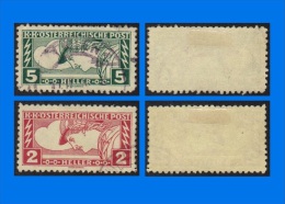 AT 1917, Mercury, Set Of 2 Perforate Stamps (for Express), VFU (Lot 1) - Dagbladen