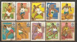 Burundi 1968 Mi# 446-455 A Used - 19th Olympic Games, Mexico City - Oblitérés