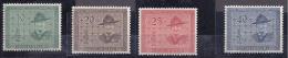 Liechtenstein1953:Michel3 15-18mnh**  SCOUTS - Neufs