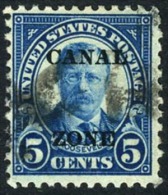 Canal Zone #74 Used 5c T. Roosevelt From 1925-26 - Kanaalzone