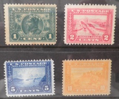N711 - 1913 - SC#: 397-400 - MNG - PANAMA-PACIFIC EXPOSITION ISSUE - CV$: 224.00 - Unused Stamps