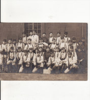 Carte Postale Photo Militaire De SAINT-ETIENNE (Loire) Classe 1916 - Elèves Caporaux-Cachet 38ème Régiment Infanterie- - Flers