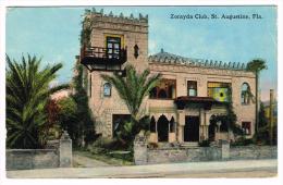 "Zorayda Club, St. Augustine, Fla" Color - St Augustine