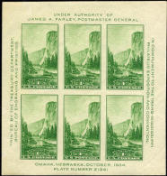 US #751 Mint Hinged Trans-Mississippi Souvenir Sheet Fm 1934 - Nuovi