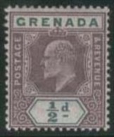 GRENADA 1902 1/2d KE VII SG 57 HM ER36 - Grenade (...-1974)