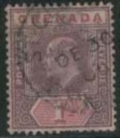 GRENADA 1904 1d KE VII SG 68 U ER35 - Grenada (...-1974)