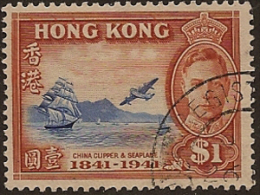 HONG KONG 1941 $1 Centenary SG 168 VFU VC263 - Grenade (...-1974)