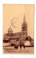 Cp , 36 , CHATEAUROUX , église NOTRE DAME , Voyagée 1928 - Chateauroux