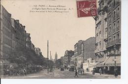 Paris Avenue D Orleans Et Eglise Saint Pierre De Montrouge - Paris (14)