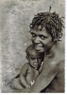 CPSM PAPOUASIE NOUVELLE GUINEE NU ETHNIE CULTURE TRADITION -  Jeune Maman Des Montagnes - Papua New Guinea