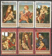 Burundi 1972 Mi# 875-880 A Used - Christmas / Paintings Of The Madonna And Child - Gebruikt