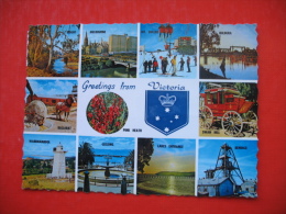 GREETINGS FROM VICTORIA:BENDIGO,MILDURA,BRIGHT,.. - Sonstige & Ohne Zuordnung