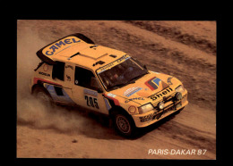 AUTOMOBILES - PARIS-DAKAR 1987 - Other & Unclassified