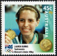 AUSTRALIA 2000 - OLYMPIC GAMES SYDNEY 2000 - OLYMPIC GOLD WINNERS - TAEKWONDO - LAUREN BURNS - Sin Clasificación