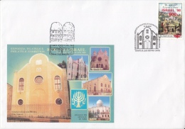 JUDISM, JUDAISME, CLUJ NAPOCA- SAS HEVRA TEMPLE, SPECIAL COVER, 2000, ROMANIA - Jewish