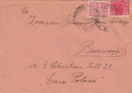 POPULAR PROPAGANDA, REVENUE STAMP, STAMPS ON COVER, 1948, ROMANIA - Lettres & Documents