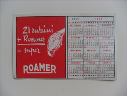 Calendarietto/calendario 1953/1954 Campionato Calcio SERIE A Divisione Nazionale. Orologi ROAMER - Tamaño Grande : 1941-60
