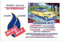Buvard - Berrogaz - La Flamme Du Confort - Panhard PL17 - Electricity & Gas
