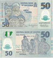 Nigeria 50 Naira 2013. UNC Polymer  QQ Serie - Nigeria