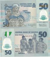 Nigeria 50 Naira 2013. UNC Polymer  PC Serie - Nigeria