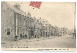 Cpa: 80 RUE Somme (ar. Abbeville) Rue Neuve (animée) 1907 N° 2 - Rue