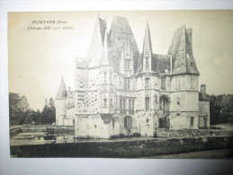 CPA  MORTREE.Chateau D´O.(xvie Siècle).1917 - Mortree