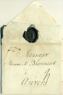 Pays Bas - Précurseur De Leyden Vers Anvers, Cachet Leyden, Décimes, See Scan - ...-1852 Vorläufer