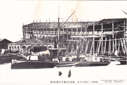 Delcampe - Bateau Marine  Militaire France Precieuse Aviso 1859  Marius Bar - Krieg