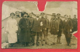 133660A / REAL PHOTO - 1916 WWI RED CROSS - MEDICAL COMMAND -  Bulgaria Bulgarie Bulgarien Bulgarije - Rotes Kreuz