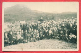 133670 / REAL PHOTO - Society  RED CROSS CHILDRENS , LITTLE BOY GIRL , VILLAGE - Bulgaria Bulgarie Bulgarien Bulgarije - Croce Rossa