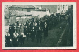 133674 / REAL PHOTO - Manifestation GROUP GIRLS RED CROSS , General T. Markov - Freemason ,Dr. B. Boyadziev - Bulgaria - Red Cross