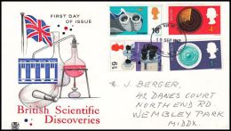 Great Britain 1967, FDC Cover "British Inventions And Discoveries" W./ Postmark London - 1952-1971 Em. Prédécimales