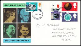 Great Britain 1967, FDC Cover "British Inventions And Discoveries" W./ Postmark London - 1952-1971 Em. Prédécimales