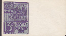 United States SPECIAL DELIVERY ISSUE 13 C New Rate Cachet Cycling Cycle Velo Fahrrad Mailman Postboote Cachet - Expres & Aangetekend