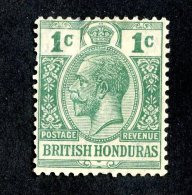 3078x)  Br. Honduras  1913 - SG# 101 ~ Sc# 85 Tear On Top  M* - Honduras Británica (...-1970)