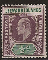 LEEWARD IS 1902 1/2d KE VI SG 20 HM NQ331 - Leeward  Islands