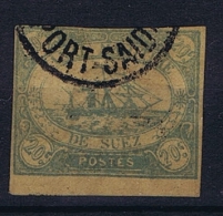 Egypt: Suez Canal Company. 1868 Nr 3 Used Possible Forgery - 1866-1914 Khédivat D'Égypte