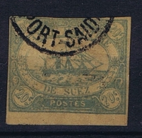 Egypt: Suez Canal Company. 1868 Nr 3 Used Possible Forgery - 1866-1914 Khedivate Of Egypt