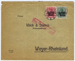 Poland Cover With Mixed Stamps - Ocupación 1914 – 18